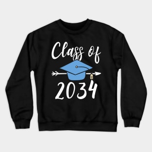 Class Of 2034 Senior Graduation Crewneck Sweatshirt